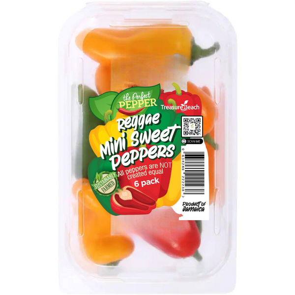 6 Pack Mini Sweet Peppers