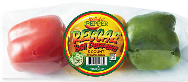 3 Pack Reggae Bell Peppers (per kg)