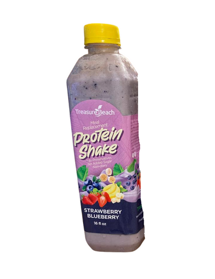 Strawberry Blueberry Protein Shake