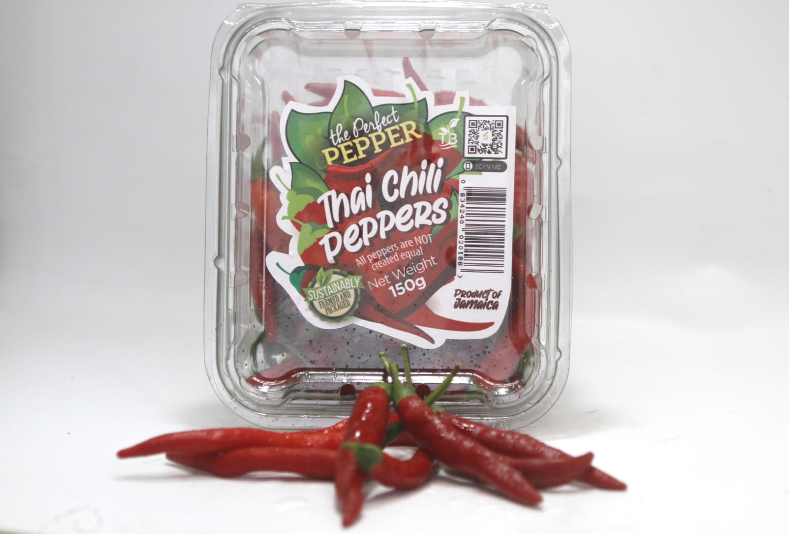 1 Pint Packaged Thai Chili Peppers