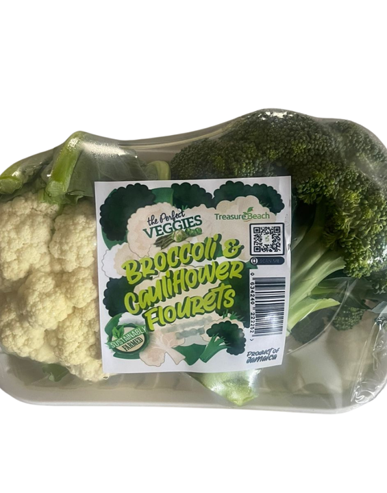 Packaged Broccoli and Cauliflower (1 head each) (per kg)