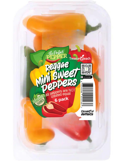 6 Pack Mini Sweet Peppers